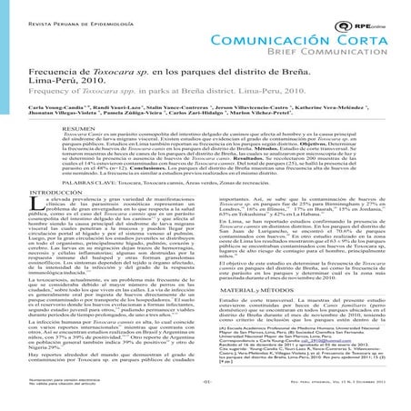 Dialnet frecuencia detoxocaraspenlosparquesdeldistritodebre-3994824