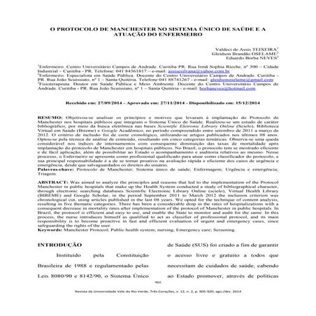 Método de classificação de Risco protocolo Manchester.pptx