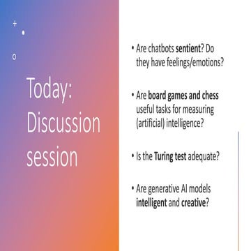 Chatbot are sentient, turing test, generative AI