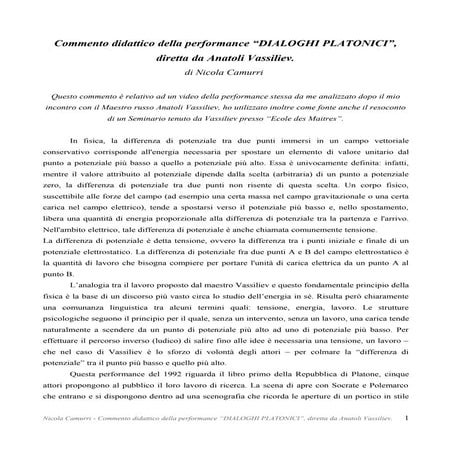 Dialoghi Platonici - Anatoli Vassiliev