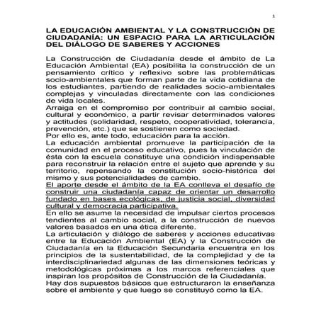 Diálogo de saberes. Construcción de ciudadania