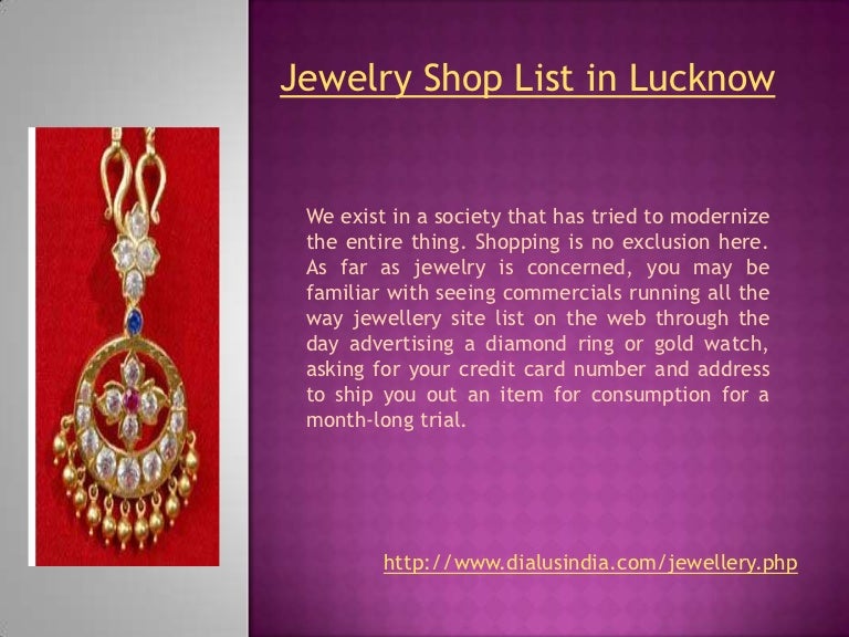 Jewelry Shop List In Lucknow