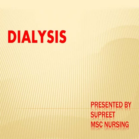 Dialysis 