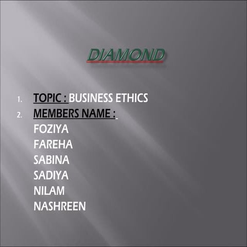 business ethics