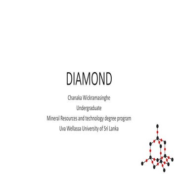 Diamond as a material