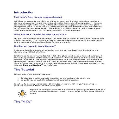 Understanding Diamond Grading Ppt