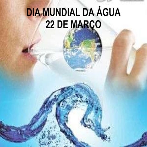 Dia mundial da água slide