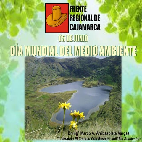 05 JUNIO, DÍA MUNDIAL DEL MEDIO AMBIENTE