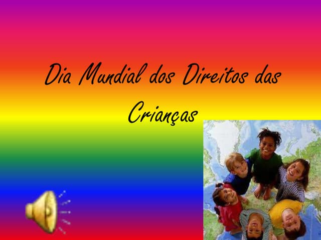 Dia mundial dos direitos das crianças