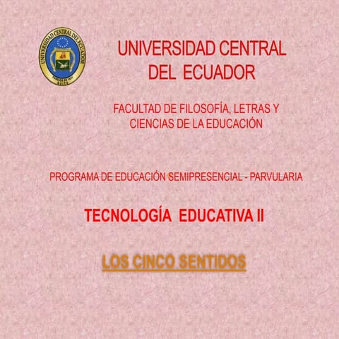 DIAPOSITIVAS LOS SENTIDOS