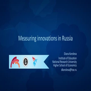 Measuring innovations in Russia