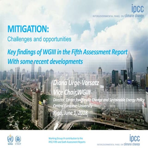 IPCC 6th Assessment Report: AR6_WGII: Mitigation | PDF