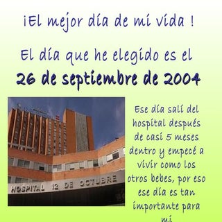 Diana calero el mejor día de mi vid...