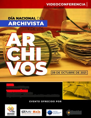 Dia naciona de los archivos brochure muestra