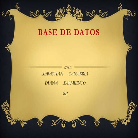 base de datos 