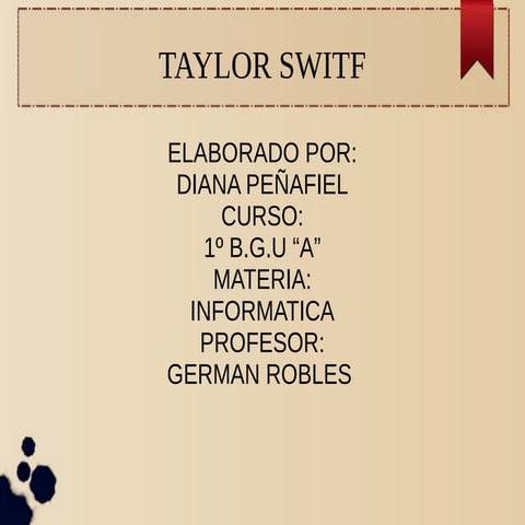 Taylor Switf