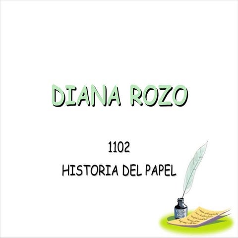 Historia Del Papel | PPT