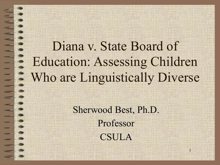 diana v state board of education 1970 diana vs board of education