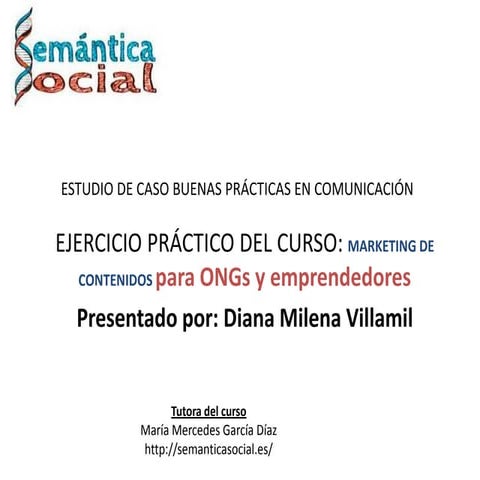 Caso de estudio Marketing de contenidos