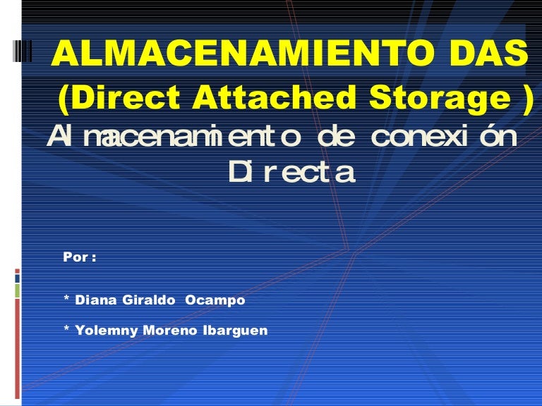 Almacenamiento DAS (Direct Attached Storage)