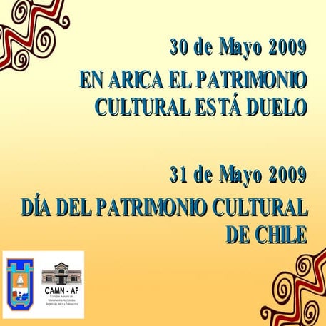 Dia Negro Del Patrimonio Cultural