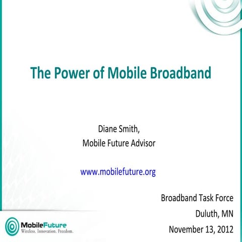 Diane smith   bb taskforce presentation - 11 13 12