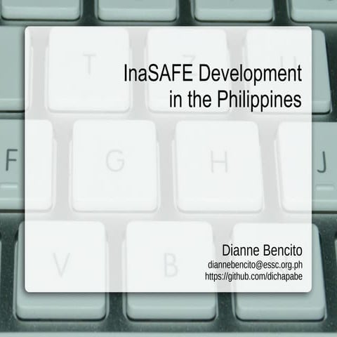 InaSAFE Development in the Philippines 