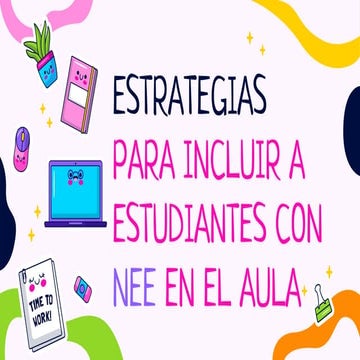 DIAP CHARLA PROFES - Estrategias para trabajar con estudiantes de NEE | PDF