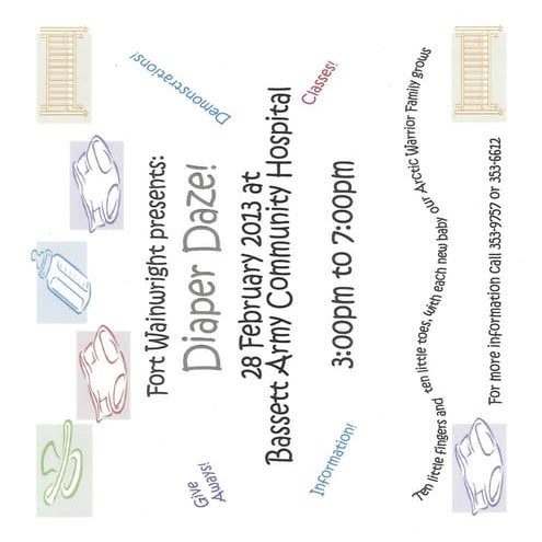 Diaper daze flyers