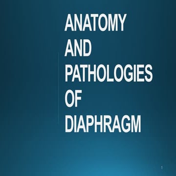 Diaphragmatic imaging: Normal imaging and pathologies | PPTX