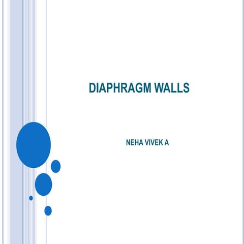 Diaphragm walls