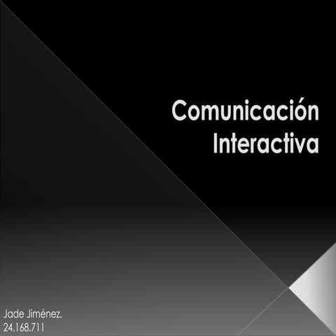 Comunicación interactiva UFT JadeJimenez 