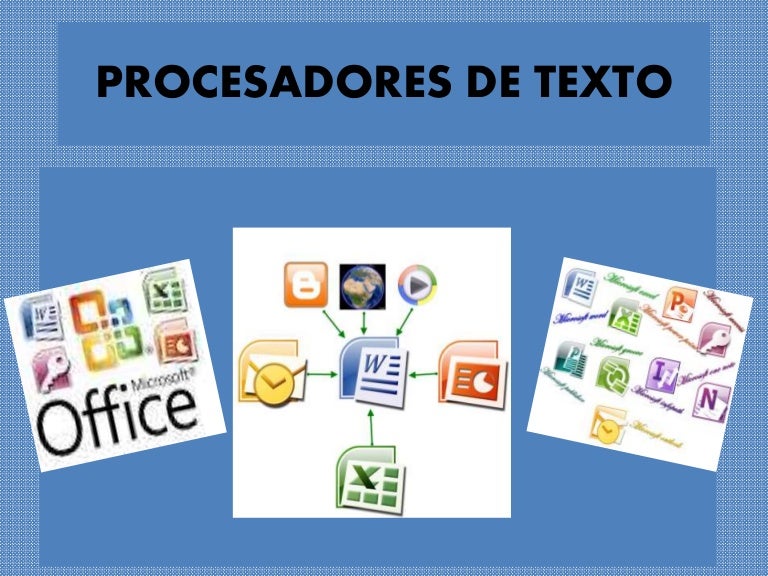 procesadores de texto
