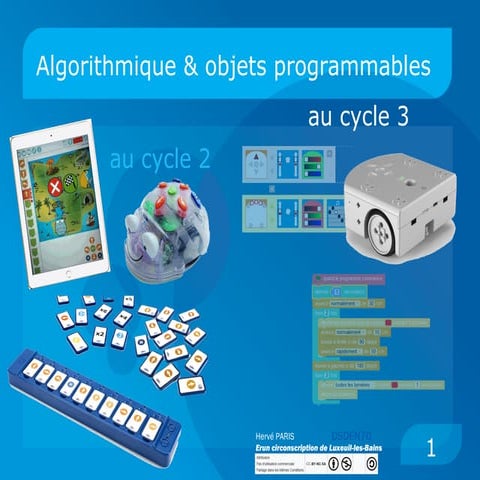 Algorithmique & objets programmables