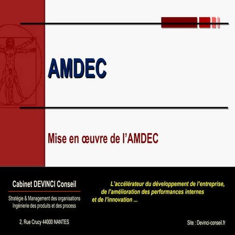 AMDEC produit et process