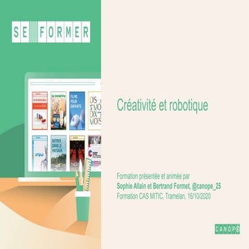Formation créativité et robotique
