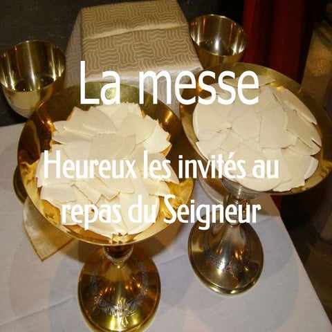 Diaporama comprendre la messe