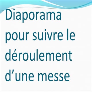 Diaporama la messe la prière euchar...