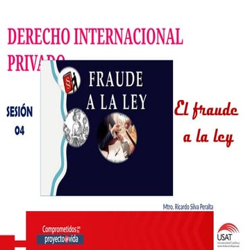 El fraude a la ley en el derecho internacional privado.pptx