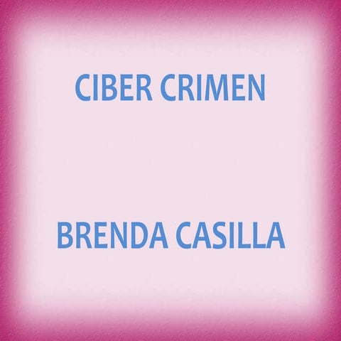 ciber crimen