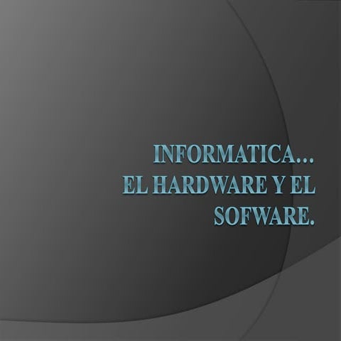 Hardware y Software | DOCX