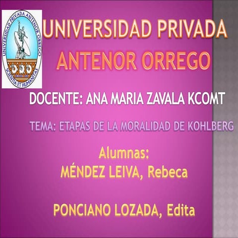 Diapos de kohlberg