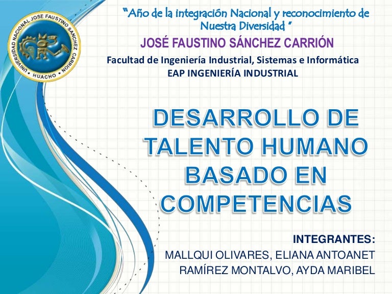 DESARROLLO DE TALENTO HUMANO BASADO EN COMPETENCIAS