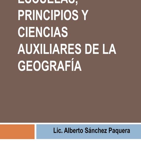 Principios geograficos