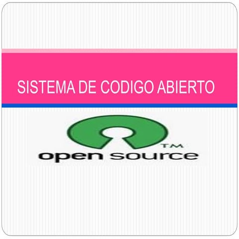 Diferencias software libre y codigo abierto | PPT