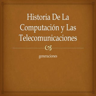 Historia de la compuntacion