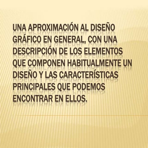 Diapositiva. explicacion general del diseño grafico