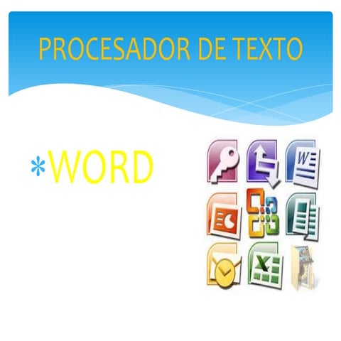 Diapositiva de procesador de texto