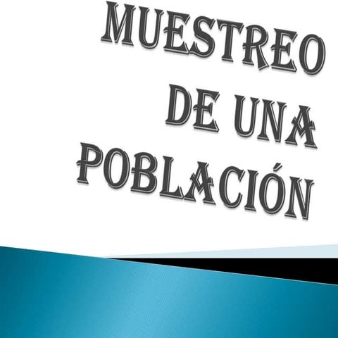 Muestreo Poblacional