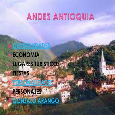 Diapositiva andes antioquia